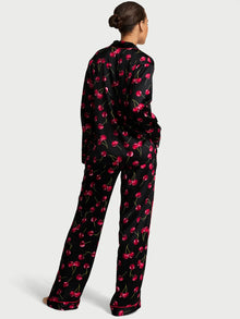 VICTORIA'S SECRET Signature Satin Long Pajama Set