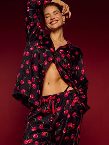 VICTORIA'S SECRET Signature Satin Long Pajama Set