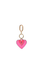 Double Hearts Bag Charm Keychain