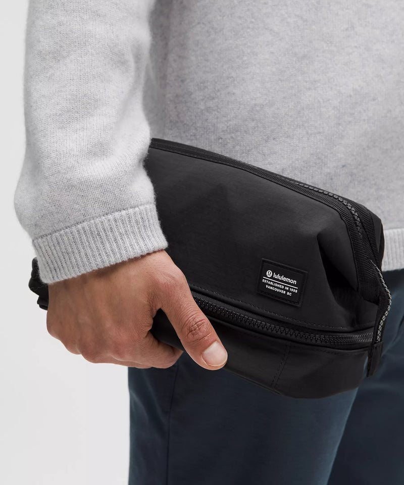 Dual-Compartment Toiletry Bag