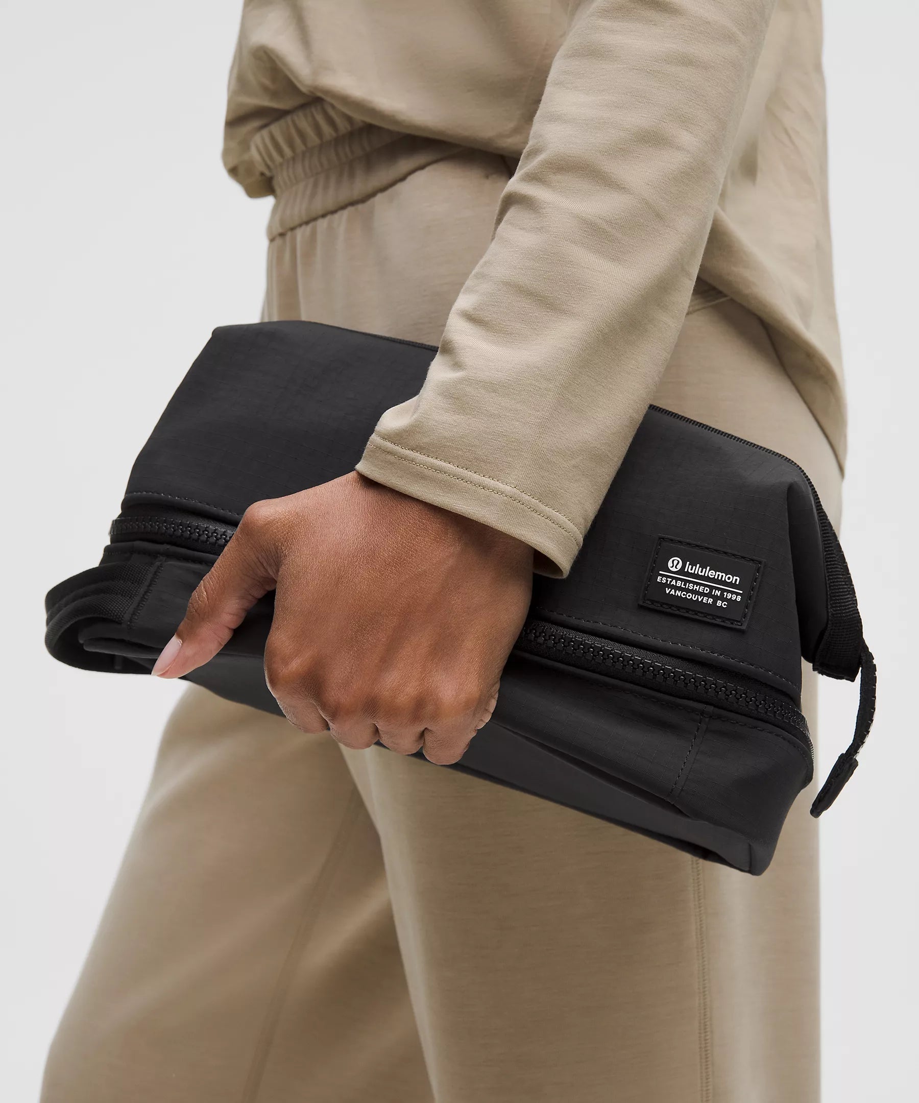 Dual-Compartment Toiletry Bag