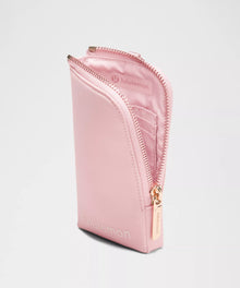 Dual Pouch Wristlet Wallet - ColourMink Berry/Light Ivory