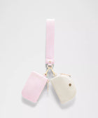 Dual Pouch Wristlet - ColourBlissful Pink/Light Ivory