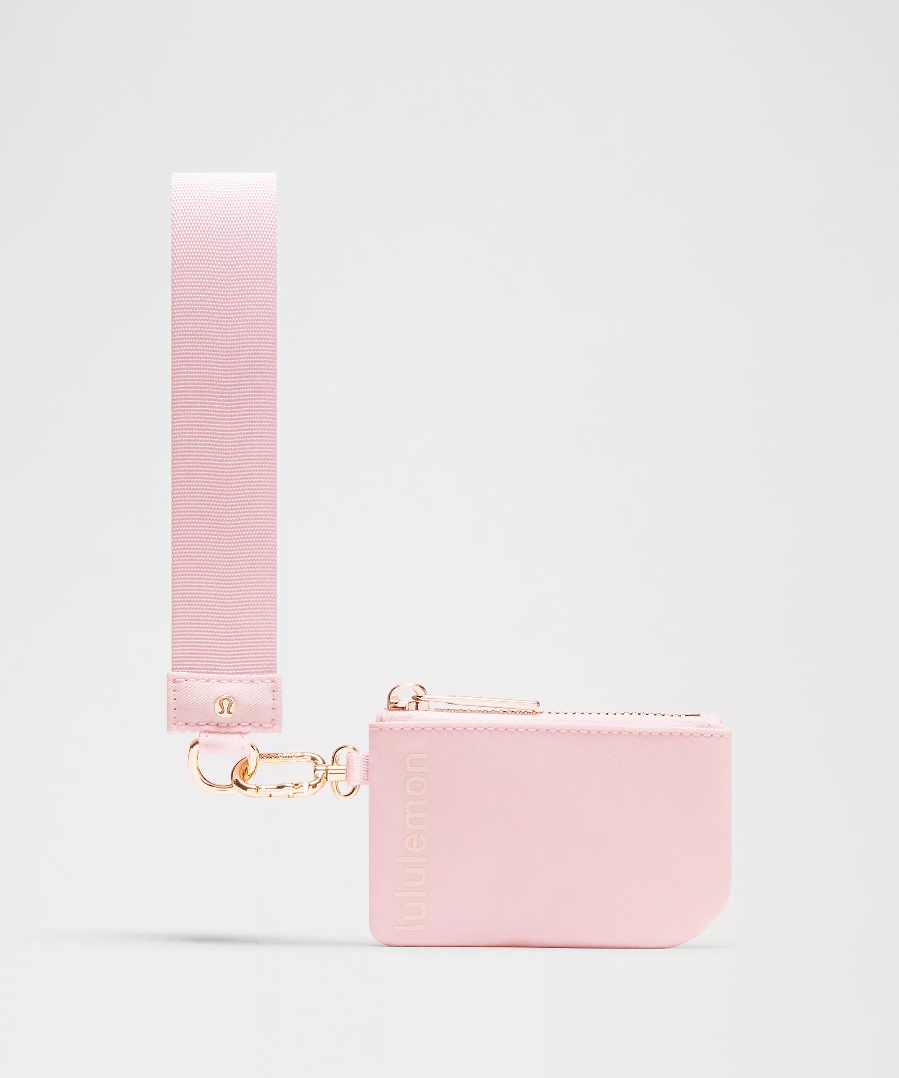 Dual Pouch Wristlet - ColourBlissful Pink/Light Ivory