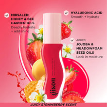 Gisou  Honey Infused Hydrating Lip Oil - Strawberry Sorbet - Sheer Pinky Red