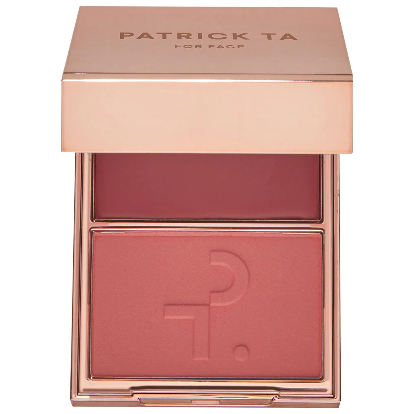 PATRICK TA  Major Headlines Double-Take Crème & Powder Blush Duo - She's Flushed - soft peachy pink
