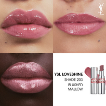 YSL Loveshine Lip Oil Stick -  203 Blushed Mallow - mauve nude