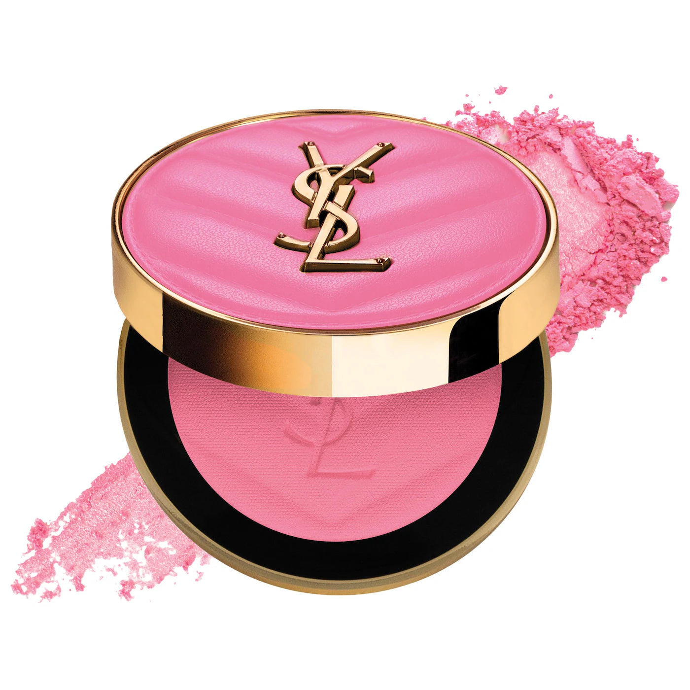 Yves Saint Laurent  Make Me Blush 24H Buildable Powder Blush - 87 Pink Voltage - cool vibrant pink matte